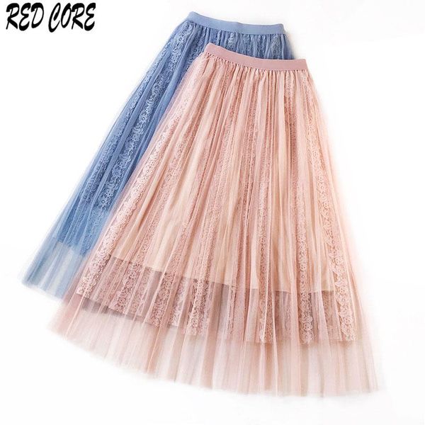 skirts redcore 3 layers ladies womens long casual skirt 2021 autumn mesh pleated women elastic high waist lace bsq044, Black
skirts redcore 3 layers ladies womens long casual skirt 2021 autumn mesh pleated women elastic high waist lace bsq044, Black