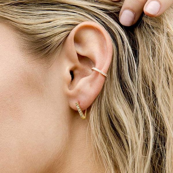 hoop & huggie zhouyang geometry cz earrings for women tiny fashion circle piercing hoops jewelry wholesale bluk 2021, Golden;silver
hoop & huggie zhouyang geometry cz earrings for women tiny fashion circle piercing hoops jewelry wholesale bluk 2021, Golden;silver