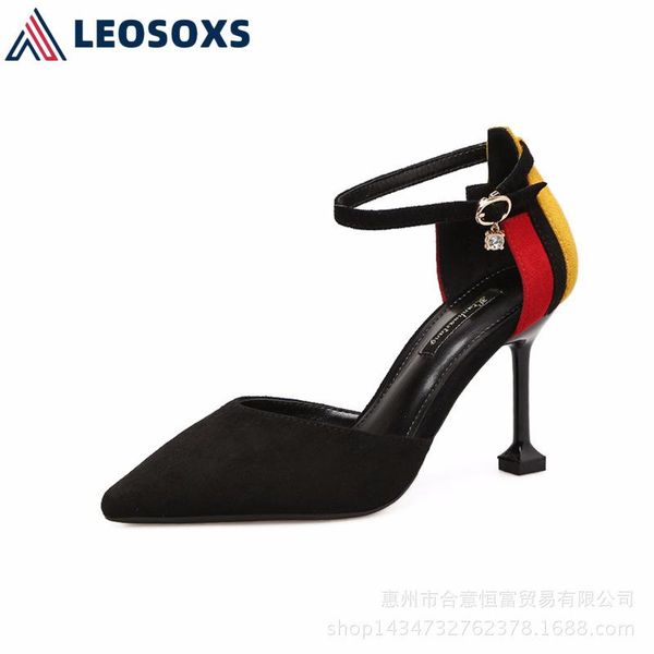 leosoxs high heels party dress women's shoes women platform sandals 6-8cm sandals high-heeled shoe hollow nightclub x243, Black
leosoxs high heels party dress women's shoes women platform sandals 6-8cm sandals high-heeled shoe hollow nightclub x243, Black