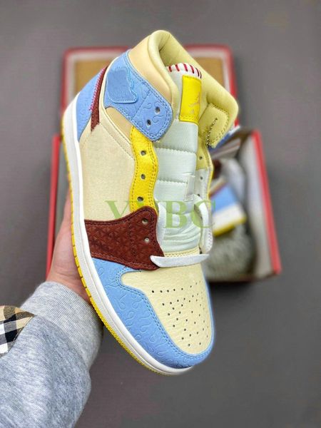 1 high mid fearless x maison chateau shoes flight mens yellow blue womens 1s trainers sports sneakers, White;red
1 high mid fearless x maison chateau shoes flight mens yellow blue womens 1s trainers sports sneakers, White;red
