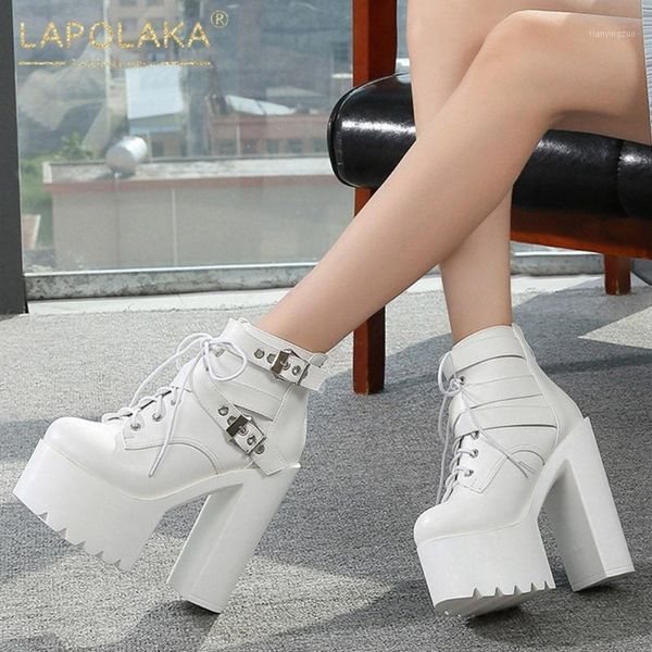 boots lapolaka 2021 fashion comfy shoes ladies female chunky high heels platform concise autumn woman1, Black
boots lapolaka 2021 fashion comfy shoes ladies female chunky high heels platform concise autumn woman1, Black