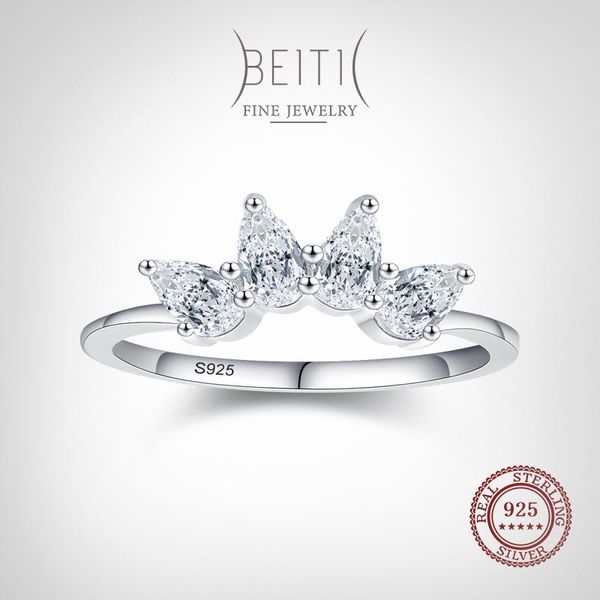 cluster rings beitil real 925 sterling silver sparkling clear zircon crown luxury finger for women romantic wedding jewelry, Golden;silver
cluster rings beitil real 925 sterling silver sparkling clear zircon crown luxury finger for women romantic wedding jewelry, Golden;silver