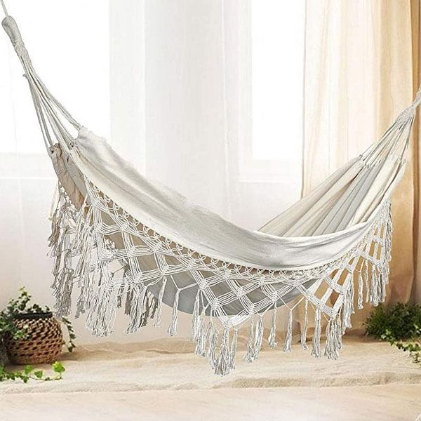 double boho tassel nest hammock swing chair outdoor/indoor picnic garden macrame brazilian hammock hanging net chair swings
double boho tassel nest hammock swing chair outdoor/indoor picnic garden macrame brazilian hammock hanging net chair swings