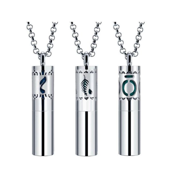 pendant necklaces accessory exquisite hollow-out pattern stainless steel round essential oil diffuser necklace silver color
pendant necklaces accessory exquisite hollow-out pattern stainless steel round essential oil diffuser necklace silver color