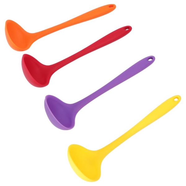 spoons 4pcs colorful kitchen utensil ladles creative translucent silicone soup flexible heat-resistant non-stick (ra
spoons 4pcs colorful kitchen utensil ladles creative translucent silicone soup flexible heat-resistant non-stick (ra