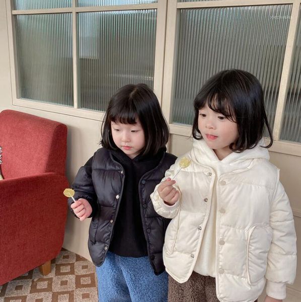 2020 korea style girls 2 pcs set thicken hooded sweatshirt + vest winter cotton girls suit 2-7 years yt7611, White 
2020 korea style girls 2 pcs set thicken hooded sweatshirt + vest winter cotton girls suit 2-7 years yt7611, White