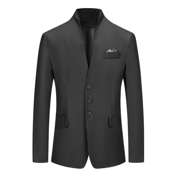 men's suits & blazers blazer 2021 solid color single-breasted high-quality fashion casual clothing stand-up collar small suit jacket, White;black
men's suits & blazers blazer 2021 solid color single-breasted high-quality fashion casual clothing stand-up collar small suit jacket, White;black