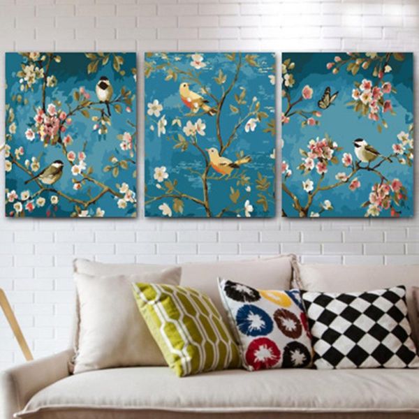 paintings \diy oil painting by numbers flowers bird 40x50cmx3pcs triptych kits landscape pictures wall art home decor
paintings \diy oil painting by numbers flowers bird 40x50cmx3pcs triptych kits landscape pictures wall art home decor