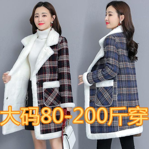 women's wool & blends jacket women coat large size autumn and winter faux cashmere veste manteau femme, Black
women's wool & blends jacket women coat large size autumn and winter faux cashmere veste manteau femme, Black