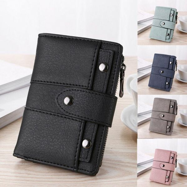 wallets 2021 fashion leather small wallet luxury women short coin zipper purse card holder, Red;black
wallets 2021 fashion leather small wallet luxury women short coin zipper purse card holder, Red;black