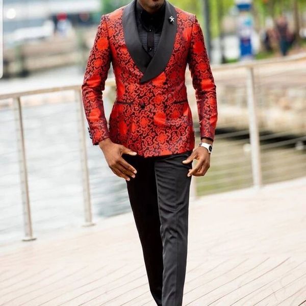 men's suits & blazers red man jacquard jacket with black pants, man's suit, groom's wedding costume, green, two pieces, slim, White;black
men's suits & blazers red man jacquard jacket with black pants, man's suit, groom's wedding costume, green, two pieces, slim, White;black