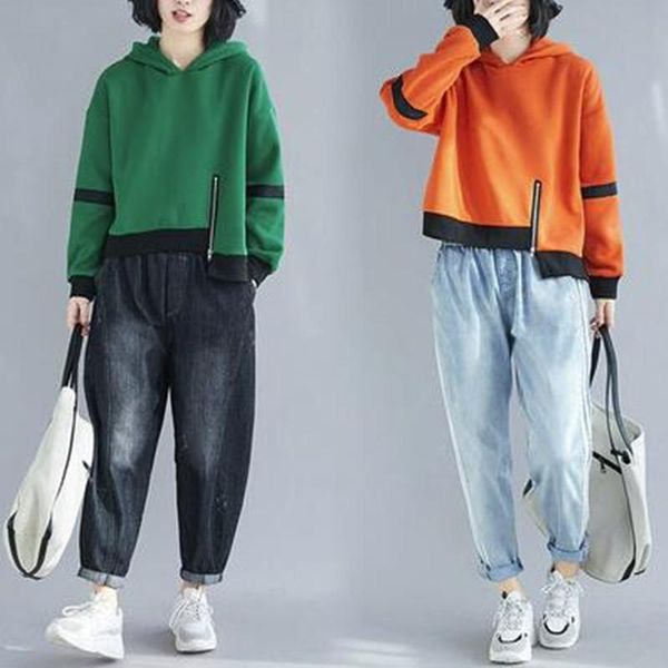 women's hoodies & sweatshirts autumn winter sweatshirt women green orange hooded jacket female warm fleece pullovers j913, Black
women's hoodies & sweatshirts autumn winter sweatshirt women green orange hooded jacket female warm fleece pullovers j913, Black