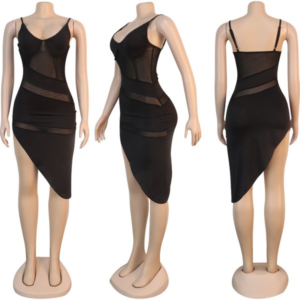 mesh patchwork bandage dresses for women 2021 party club wear black deep v neck asymmetric bodycon dress d35-cf17, Black;gray
mesh patchwork bandage dresses for women 2021 party club wear black deep v neck asymmetric bodycon dress d35-cf17, Black;gray