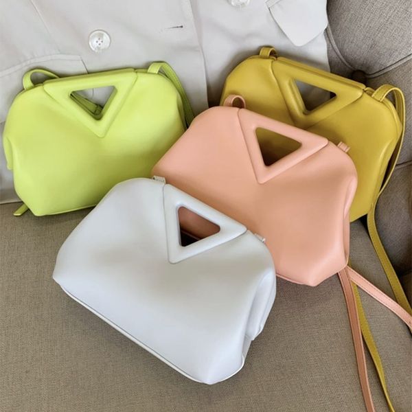 70% off bag 2021 new cowhide inverted triangle clip candy color cloud one shoulder slanting cross hand carrying women's bag nr34
70% off bag 2021 new cowhide inverted triangle clip candy color cloud one shoulder slanting cross hand carrying women's bag nr34