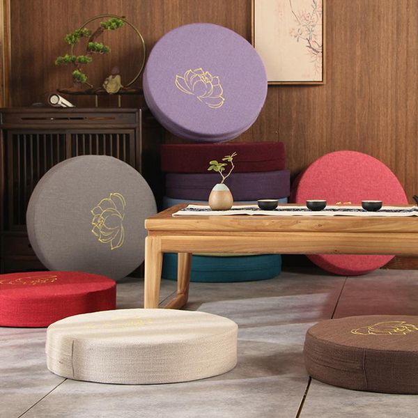 cushion/decorative pillow round linen seat cushion tatami balcony bay window padded meditation mat lotus
cushion/decorative pillow round linen seat cushion tatami balcony bay window padded meditation mat lotus