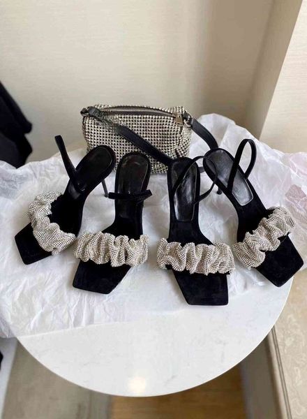 sandals sandálias quadradas das mulheres verão nova uma linha de diamante estilo europeu e americano salto fino sapatos femininos alto ohuk, Black
sandals sandálias quadradas das mulheres verão nova uma linha de diamante estilo europeu e americano salto fino sapatos femininos alto ohuk, Black
