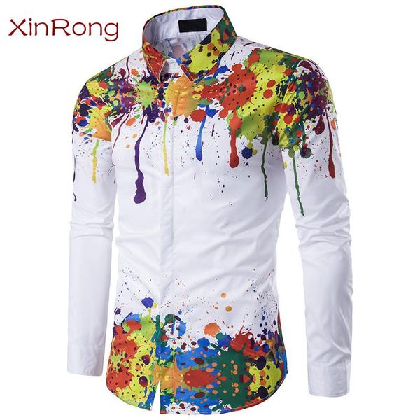 men's casual shirts lapel trend shirt spring and autumn europe the united states shoulder hem splashed ink printing 3d long-sleeved, White;black
men's casual shirts lapel trend shirt spring and autumn europe the united states shoulder hem splashed ink printing 3d long-sleeved, White;black