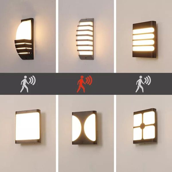 outdoor wall lamps modern porch light waterproof ip65 radar sensor for courtyard patio garden front door led lighting
outdoor wall lamps modern porch light waterproof ip65 radar sensor for courtyard patio garden front door led lighting