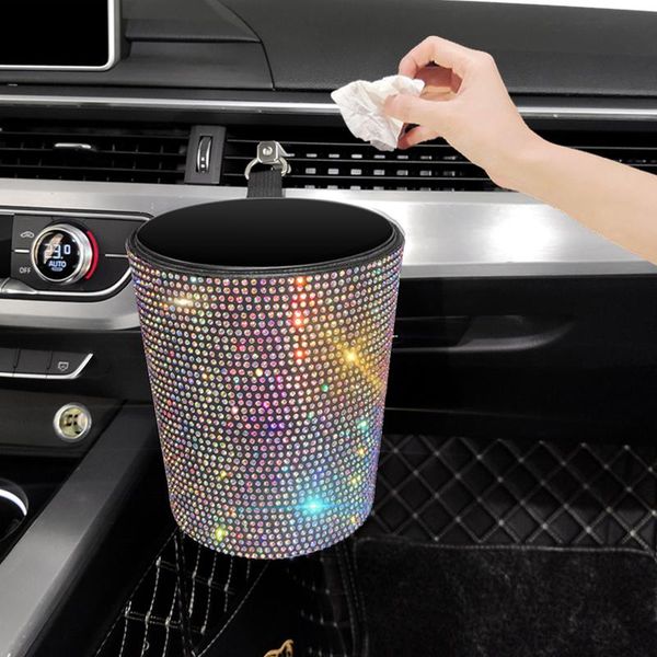 other interior accessories car trash can round dustbin glitter diamond rubbish box multifunction storage bins waste organizer container
other interior accessories car trash can round dustbin glitter diamond rubbish box multifunction storage bins waste organizer container
