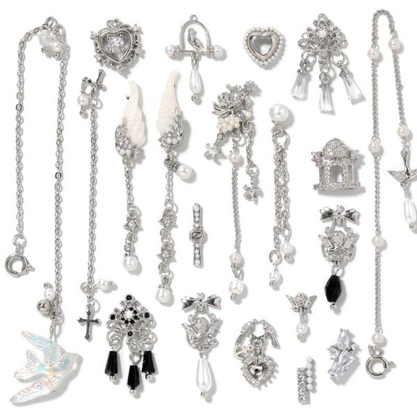nail art decorations 1 piece high end luxury zircon crystal diamond pendant alloy silver decoration fashion chain tassel jewelry, Silver;gold
nail art decorations 1 piece high end luxury zircon crystal diamond pendant alloy silver decoration fashion chain tassel jewelry, Silver;gold