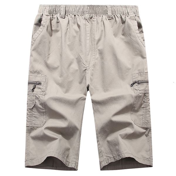 men's shorts long hold pocket zipper breeches at knee height elastic waistline loose cotton male summer pants 3/4 pant sydh, White;black
men's shorts long hold pocket zipper breeches at knee height elastic waistline loose cotton male summer pants 3/4 pant sydh, White;black