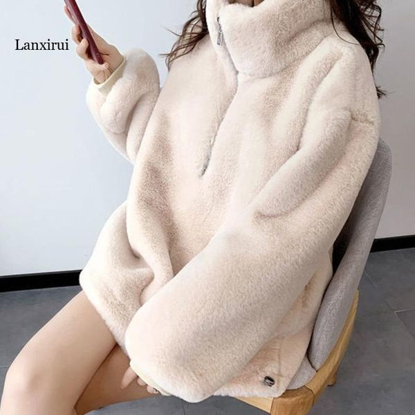 women's fur & faux coats women winter warm fashion casual loose ukraine fake coat elegant thick outerwear jacket, Black
women's fur & faux coats women winter warm fashion casual loose ukraine fake coat elegant thick outerwear jacket, Black