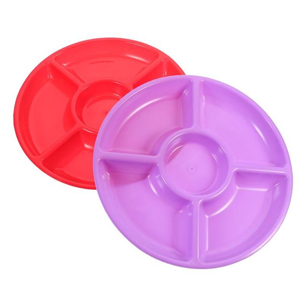 dishes & plates 2pcs multi-compartment fruit plate party snack tray useful candy container
dishes & plates 2pcs multi-compartment fruit plate party snack tray useful candy container