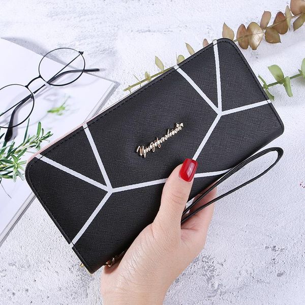 wallets women long wallet female money purse kpop lady wristband zipper leather clutch hand bag card holder coin phone organizer pocket, Red;black
wallets women long wallet female money purse kpop lady wristband zipper leather clutch hand bag card holder coin phone organizer pocket, Red;black