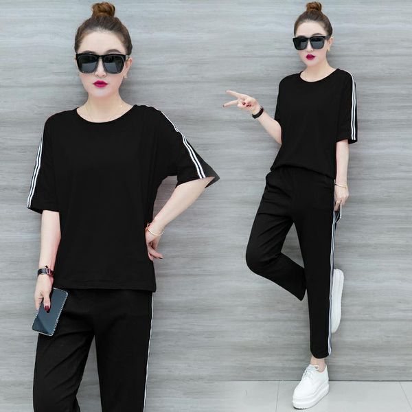 women's hoodies & sweatshirts 2021 summer women leisure suits korean fashion two-piece clothes spring sweatshirt pants clothing set plu, Black
women's hoodies & sweatshirts 2021 summer women leisure suits korean fashion two-piece clothes spring sweatshirt pants clothing set plu, Black