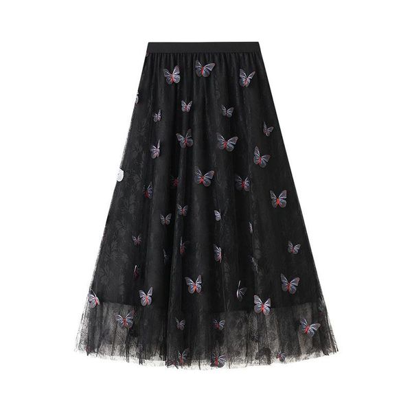 butterfly print screen pleated skirts women spring autumn high waist slim fairy tulle saia midi elastic mesh tutu a-line skirt, Black
butterfly print screen pleated skirts women spring autumn high waist slim fairy tulle saia midi elastic mesh tutu a-line skirt, Black