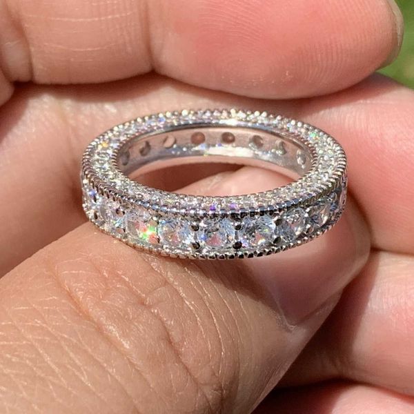 vintage fashion jewelry 925 sterling silver circle ring white z cz diamond gemstones wedding engagement band ring for lovers' gift, Slivery;golden
vintage fashion jewelry 925 sterling silver circle ring white z cz diamond gemstones wedding engagement band ring for lovers' gift, Slivery;golden