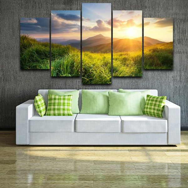 canvas print painting home decor 5 pieces mountain valley prairie during sunset nature scenery poster modular wall art pictures
canvas print painting home decor 5 pieces mountain valley prairie during sunset nature scenery poster modular wall art pictures