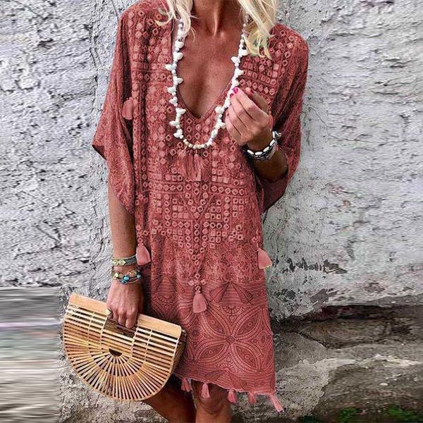 casual dresses maxi for women 2021 style fashion woman dress boho v-neck print fringed plus size summer, Black;gray
casual dresses maxi for women 2021 style fashion woman dress boho v-neck print fringed plus size summer, Black;gray