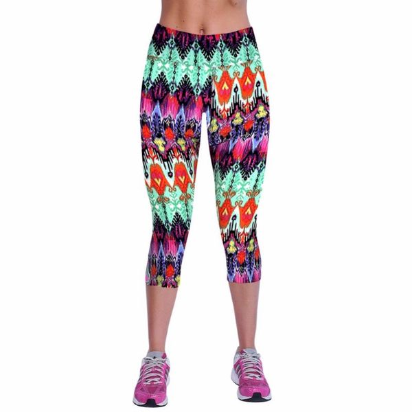 women's leggings summer fitness sportting women gothic capri high waist printed cropped legins workout casual trousers, Black
women's leggings summer fitness sportting women gothic capri high waist printed cropped legins workout casual trousers, Black