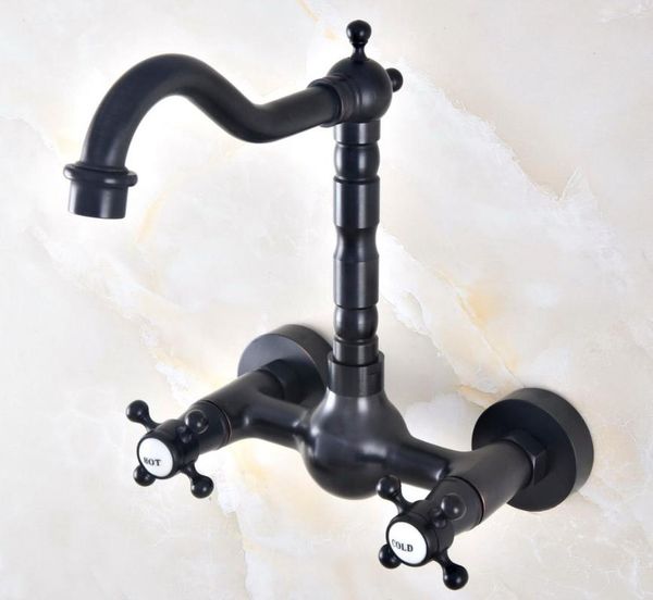 bathroom sink faucets black oil rubbed antique brass kitchen basin faucet mixer tap swivel spout wall mounted dual cross handles mnf464
bathroom sink faucets black oil rubbed antique brass kitchen basin faucet mixer tap swivel spout wall mounted dual cross handles mnf464