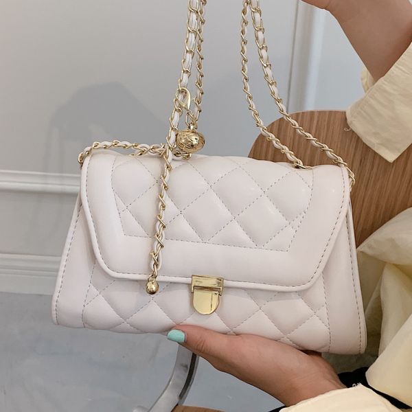 women lozenge crossbody diamond lattice hand pu leather shoulder chain quilted plaid messenger bags
women lozenge crossbody diamond lattice hand pu leather shoulder chain quilted plaid messenger bags