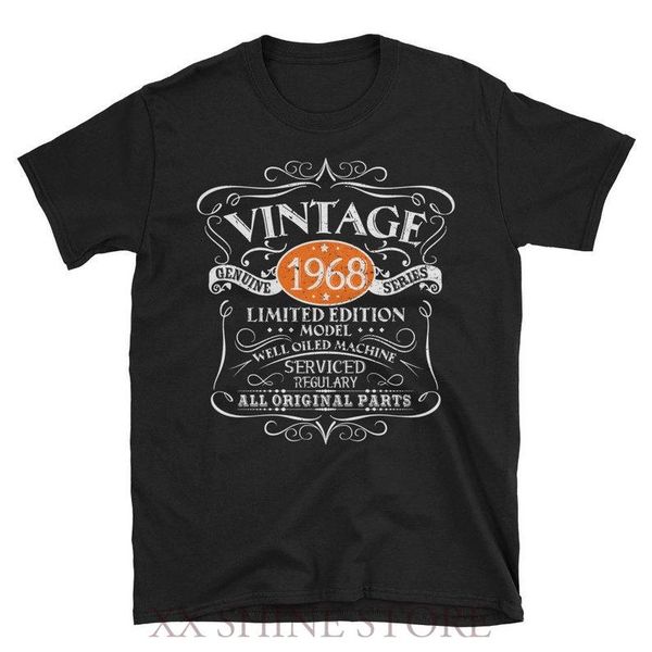 men's t-shirts vintage 1968 t-shirt for man woman funny 50th birthday gift idea party 50 men women, White;black
men's t-shirts vintage 1968 t-shirt for man woman funny 50th birthday gift idea party 50 men women, White;black