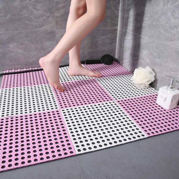 bath mats 1pcs mat 30x30cm bathroom anti-slip splicing color combination floor mesh drainage carpet home decoratio
bath mats 1pcs mat 30x30cm bathroom anti-slip splicing color combination floor mesh drainage carpet home decoratio