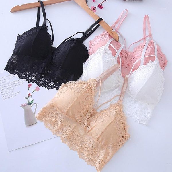 women lace lingerie underwear female wireless padded seamless bra v-neck tube bustiers & corsets, Black;white
women lace lingerie underwear female wireless padded seamless bra v-neck tube bustiers & corsets, Black;white