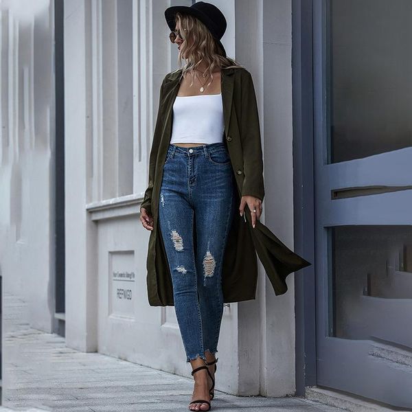 women's trench coats lybofly jackets turn down collar women coat autumn winter long outwear pocket ladies overcoat green clothes high w, Tan;black
women's trench coats lybofly jackets turn down collar women coat autumn winter long outwear pocket ladies overcoat green clothes high w, Tan;black