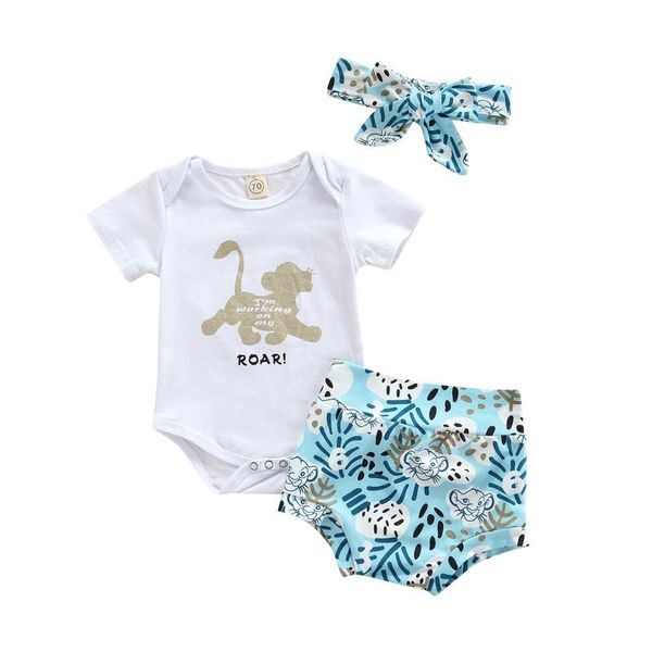 clothing sets 3pcs born baby girls clothes set 2021 summer infant short sleeve romper + tiger print shorts +headband outfit, White
clothing sets 3pcs born baby girls clothes set 2021 summer infant short sleeve romper + tiger print shorts +headband outfit, White