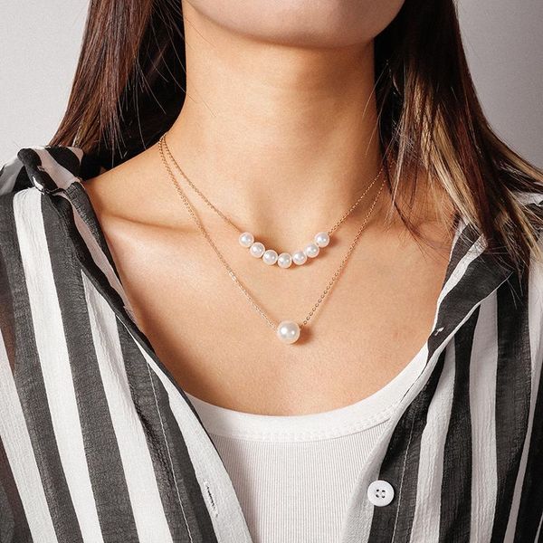 pendant necklaces fashion 2 layers imitation pearls pendants for women gold silver color chain choker necklace mom jewelry gift
pendant necklaces fashion 2 layers imitation pearls pendants for women gold silver color chain choker necklace mom jewelry gift