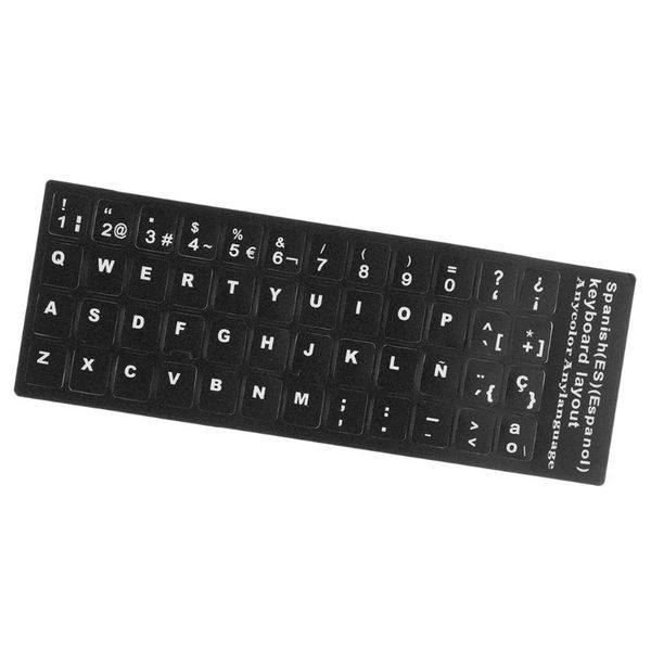 keyboard covers universal spanish stickers, pc stickers black background for lapnotebook desktop
keyboard covers universal spanish stickers, pc stickers black background for lapnotebook desktop