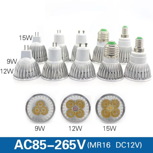bulbs 9w 12w 15w high power lighting led 85-265v mr16/gu5.3/gu10/e14/e27 110/220v dimmable warm white/cold white spotlight lamp
bulbs 9w 12w 15w high power lighting led 85-265v mr16/gu5.3/gu10/e14/e27 110/220v dimmable warm white/cold white spotlight lamp