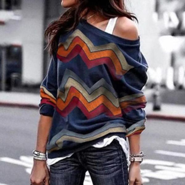women's t-shirt 2021 autumn off shoulder tshirts women t shirt female tee femme loose ladies striped print, White
women's t-shirt 2021 autumn off shoulder tshirts women t shirt female tee femme loose ladies striped print, White