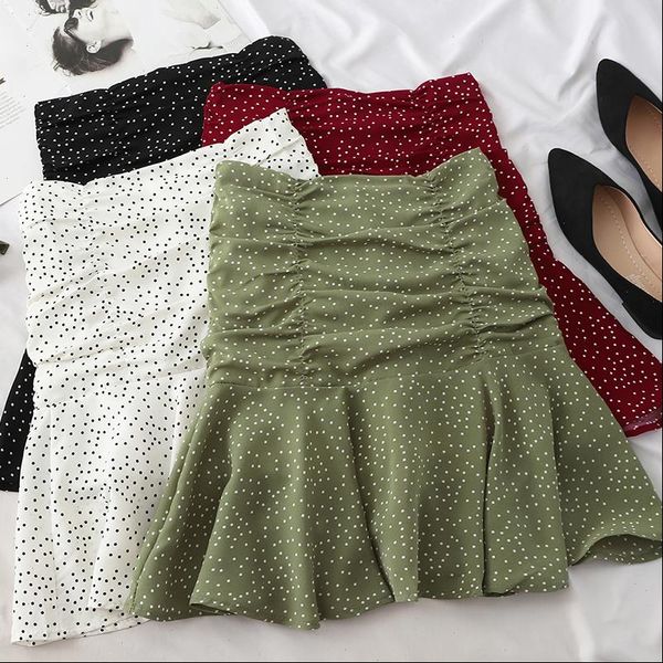 skirts womem polka dot flounce hem elastic waist high waist a line casual skirt pleated mini skirt for women 2021 summer, Black
skirts womem polka dot flounce hem elastic waist high waist a line casual skirt pleated mini skirt for women 2021 summer, Black
