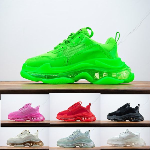 2021 arrival triple s black men women running shoes casual clear sole neon green red grey pink beige sport walking jogging classic og traine, White;red
2021 arrival triple s black men women running shoes casual clear sole neon green red grey pink beige sport walking jogging classic og traine, White;red