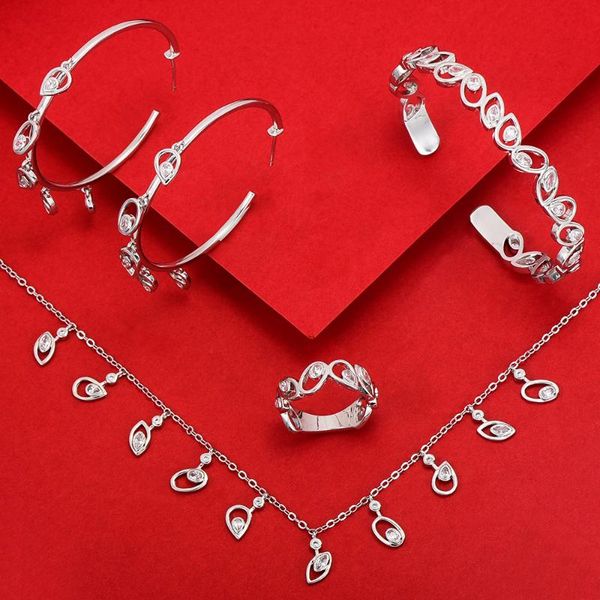earrings & necklace godki trendy 4pcs luxury tssels drop jewelry set for women wedding cubic zircon cz african dubai bridal, Silver
earrings & necklace godki trendy 4pcs luxury tssels drop jewelry set for women wedding cubic zircon cz african dubai bridal, Silver