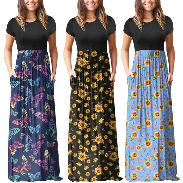 casual dresses summer dress bohemian printing o-neck long women's long-sleeved big swing japan south korea large size droship, Black;gray
casual dresses summer dress bohemian printing o-neck long women's long-sleeved big swing japan south korea large size droship, Black;gray