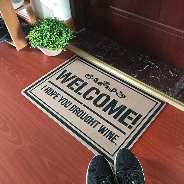 cushion/decorative pillow welcome i hope you brought wine funny doormat entrance floor mat bathroom kitchen flooring carpet mordern living r
cushion/decorative pillow welcome i hope you brought wine funny doormat entrance floor mat bathroom kitchen flooring carpet mordern living r